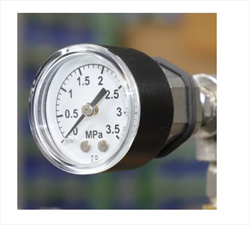 Đồng hồ đo áp suất cho khí nén hãng Nissin